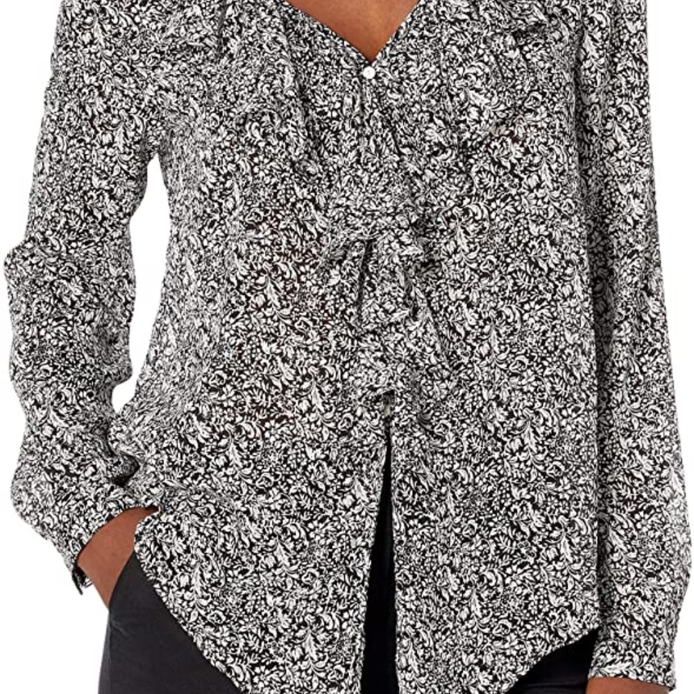 Leaf Print Blouse